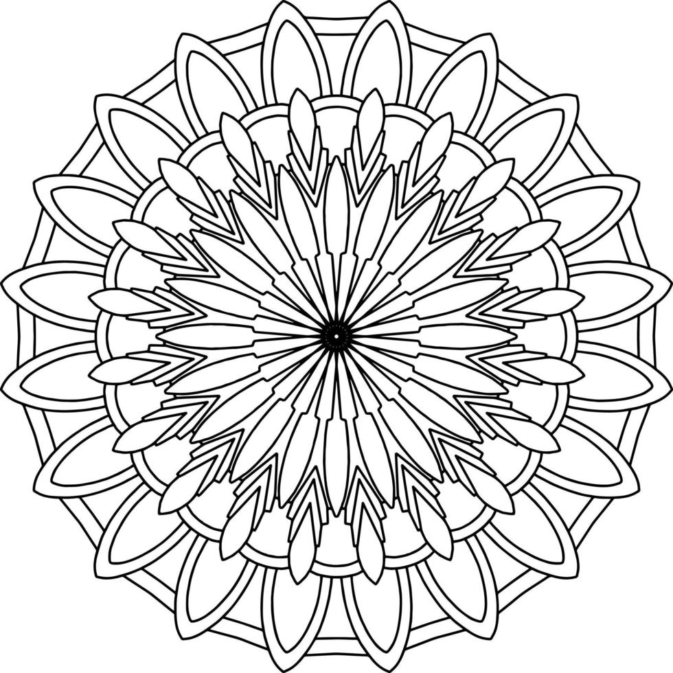 mandala art design, mehndi, tattoo, royal vintage, wedding design vector