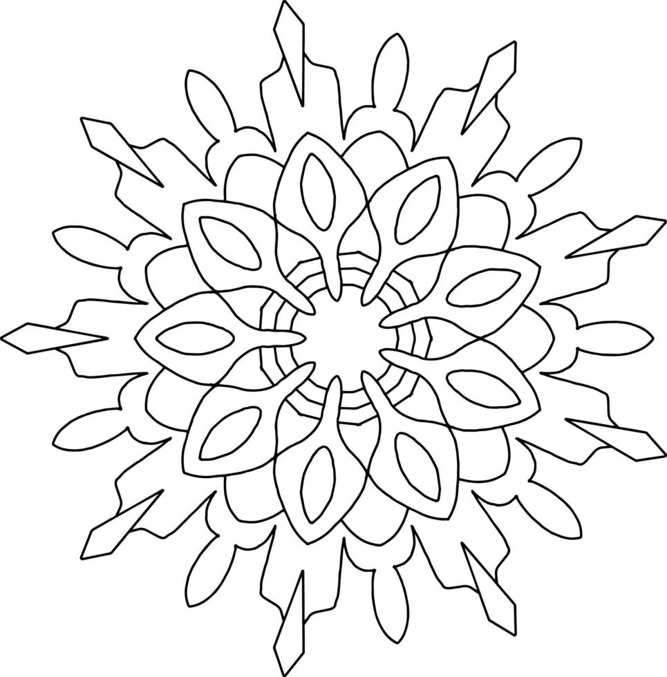 diseño de arte mandala, mehndi, tatuaje, vintage real, diseño de boda vector