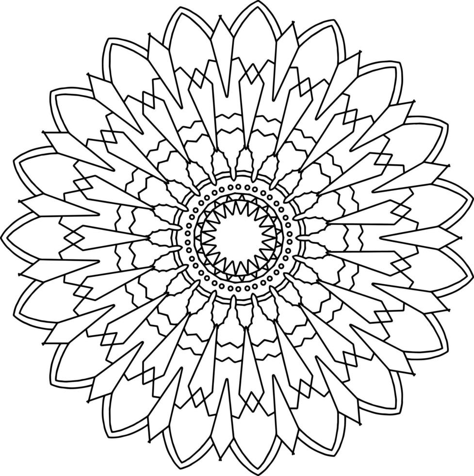 mandala art design, mehndi, tattoo, royal vintage, wedding design vector