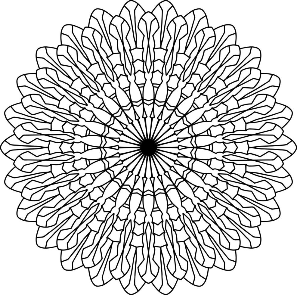 mandala art design, mehndi, tattoo, royal vintage, wedding design vector