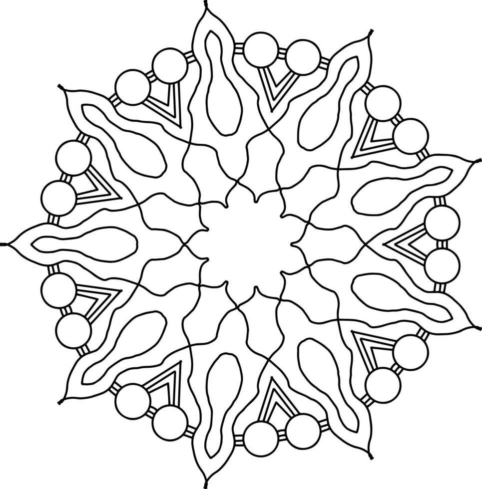 mandala art design, mehndi, tattoo, royal vintage, wedding design vector