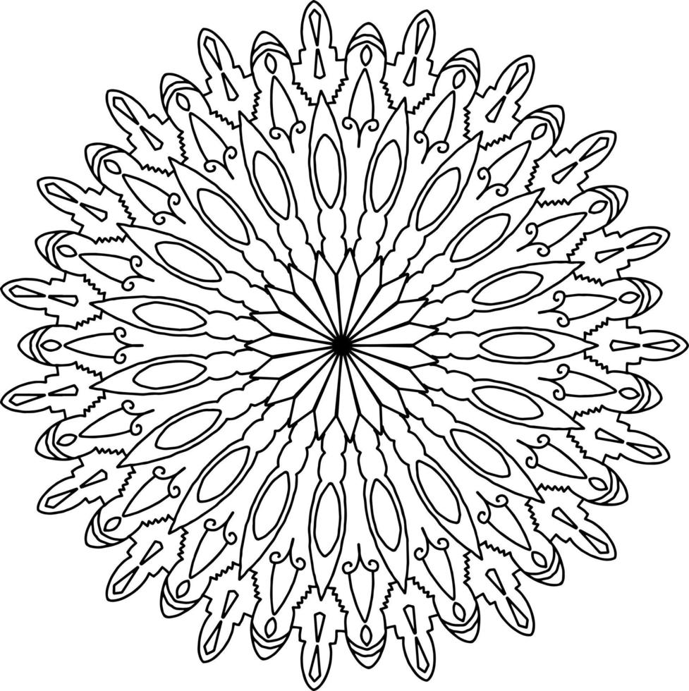 mandala art design, mehndi, tattoo, royal vintage, wedding design vector