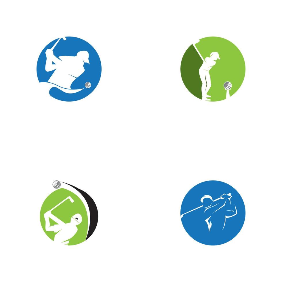 Golf icon and symbol vector template