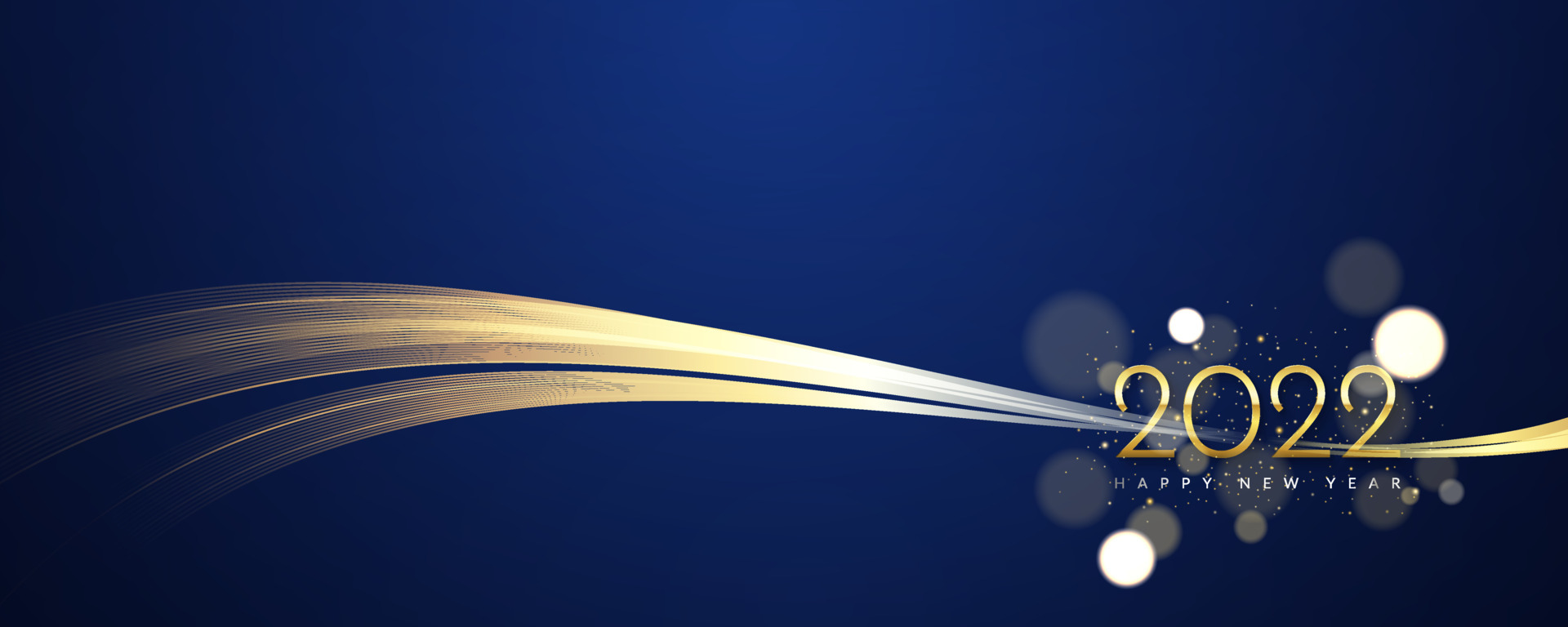 The elegant new year 2022 background. 2022 calendar header with shiny