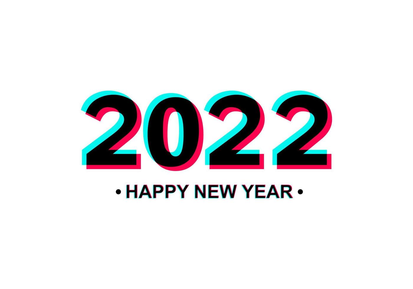 2022. 2022 Happy New Year. 2022 vector design illustration similar for greetings, cards, invitations, banners, or backgrounds