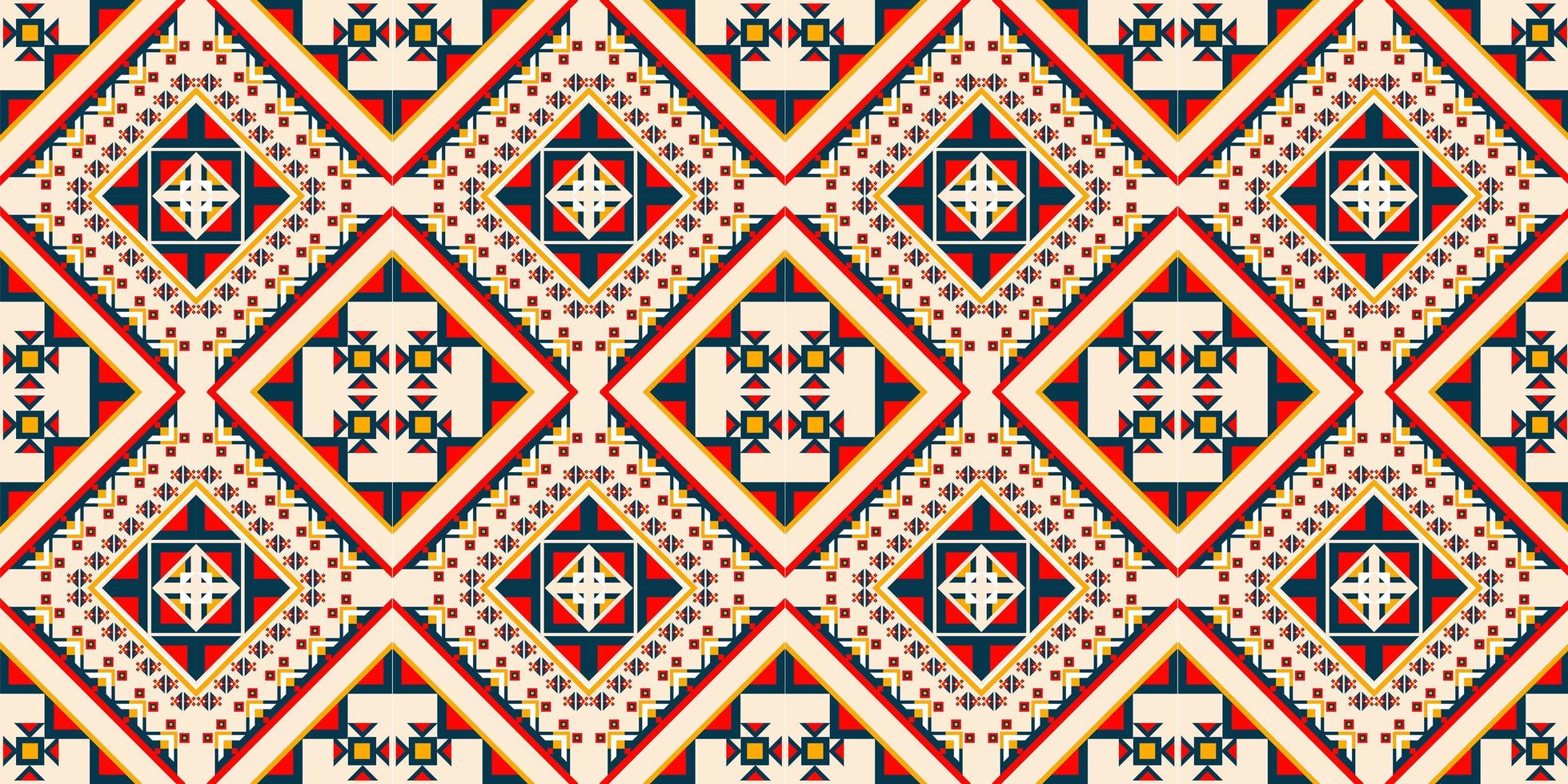 Abstract ethnic geometric pattern design for background or wallpaper. vector