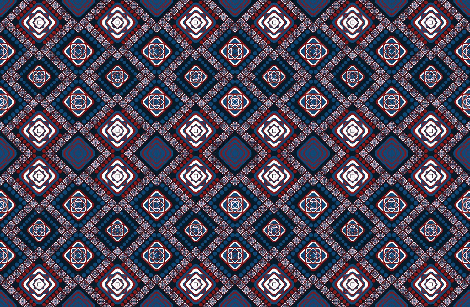 Geometric ethnic pattern embroidery .carpet,wallpaper,clothing,wrapping,batik,fabric,Vector illustration embroidery style. vector