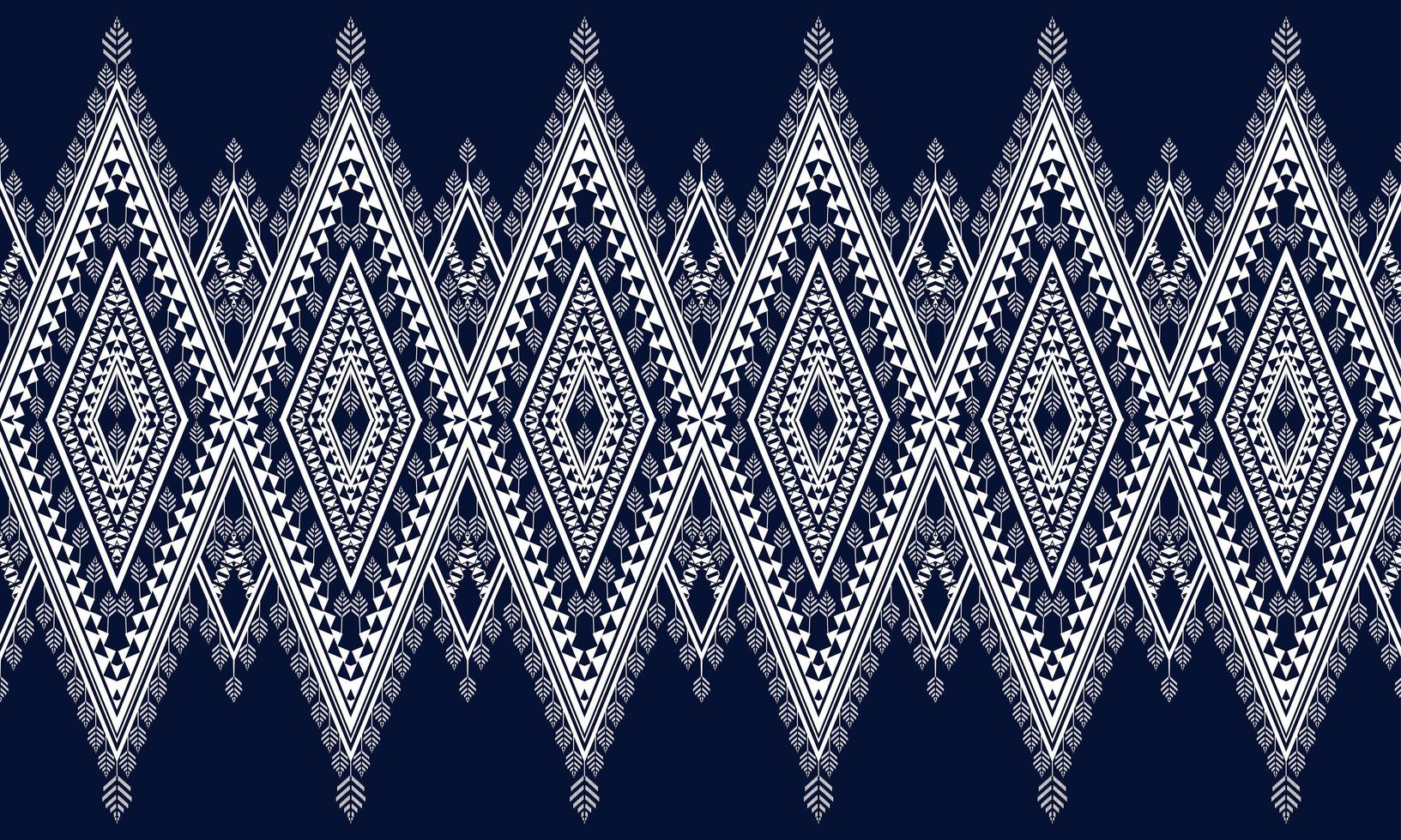 Geometric ethnic pattern design for seamless background. vector