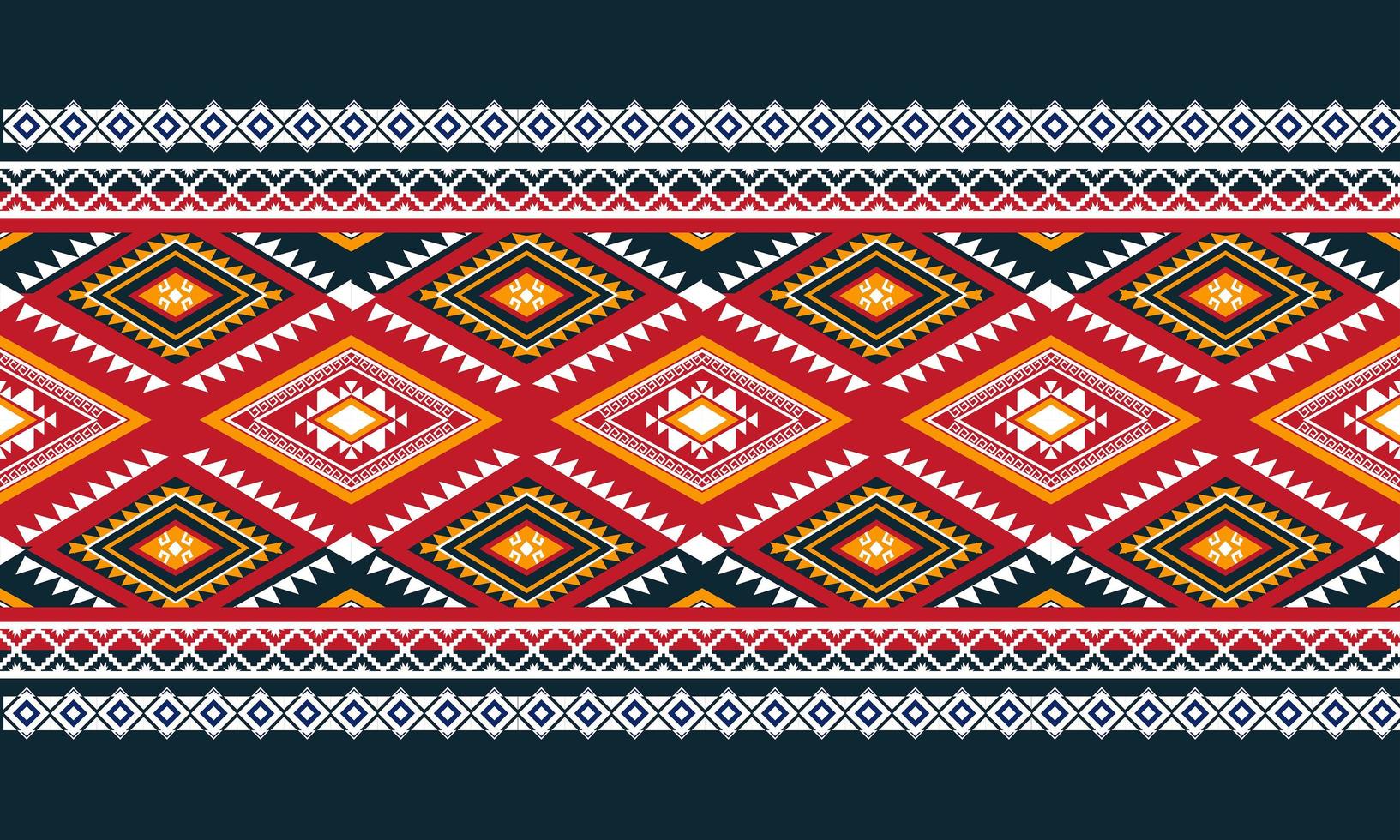 Geometric ethnic pattern seamless. vector