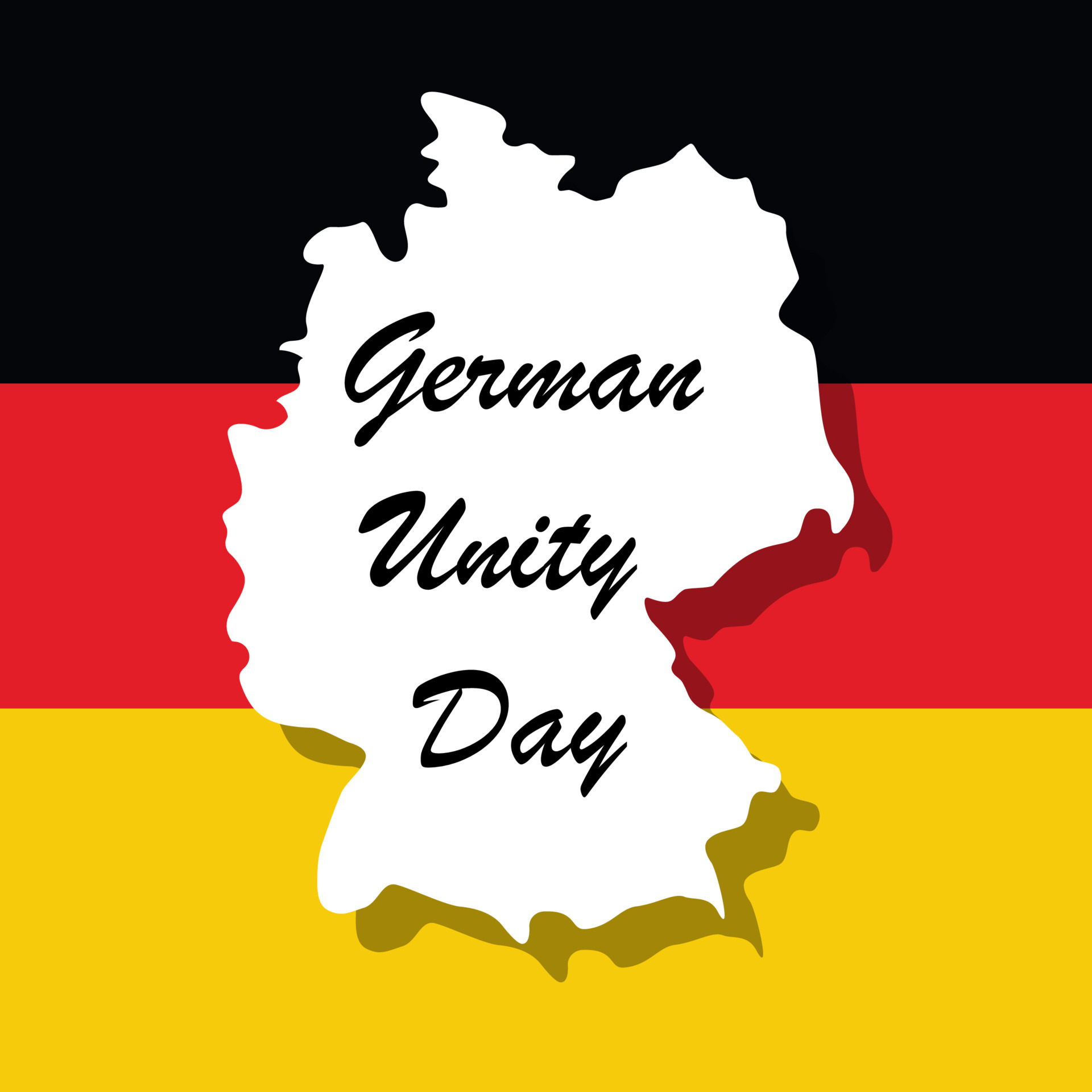 German Unity day Tag der Deutschen Einheit, national Germany holiday