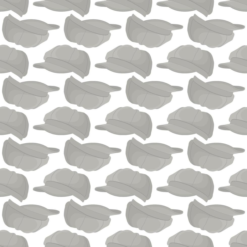Illustration on theme colored pattern hats visor vector