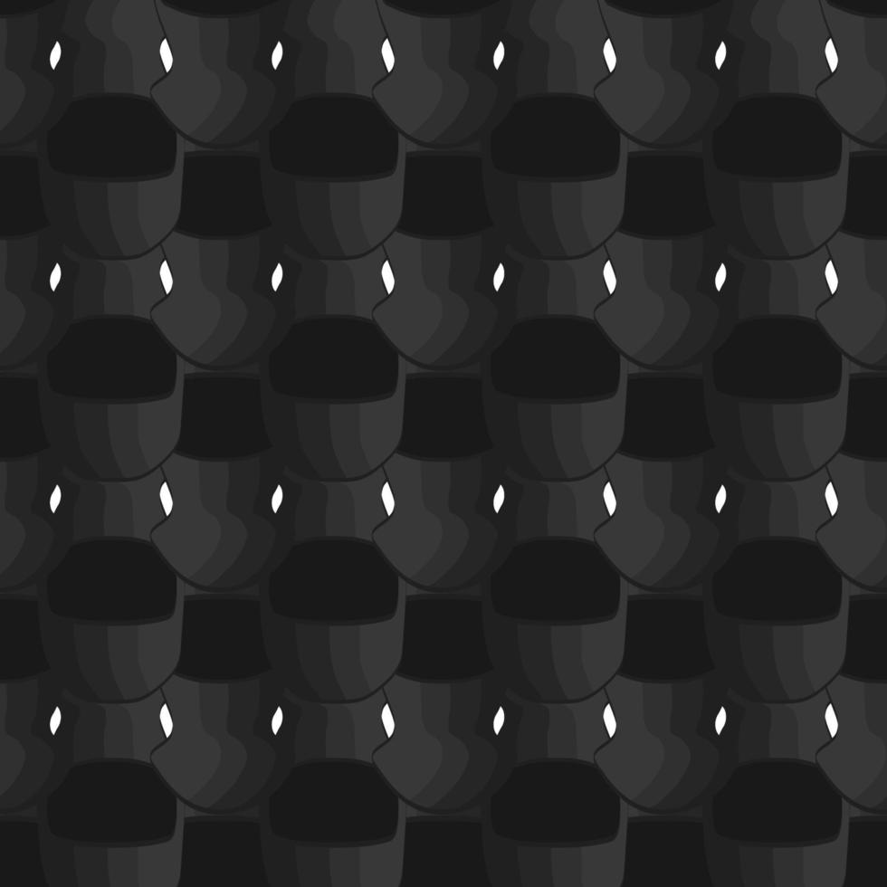 Illustration on theme pattern hats balaclava vector