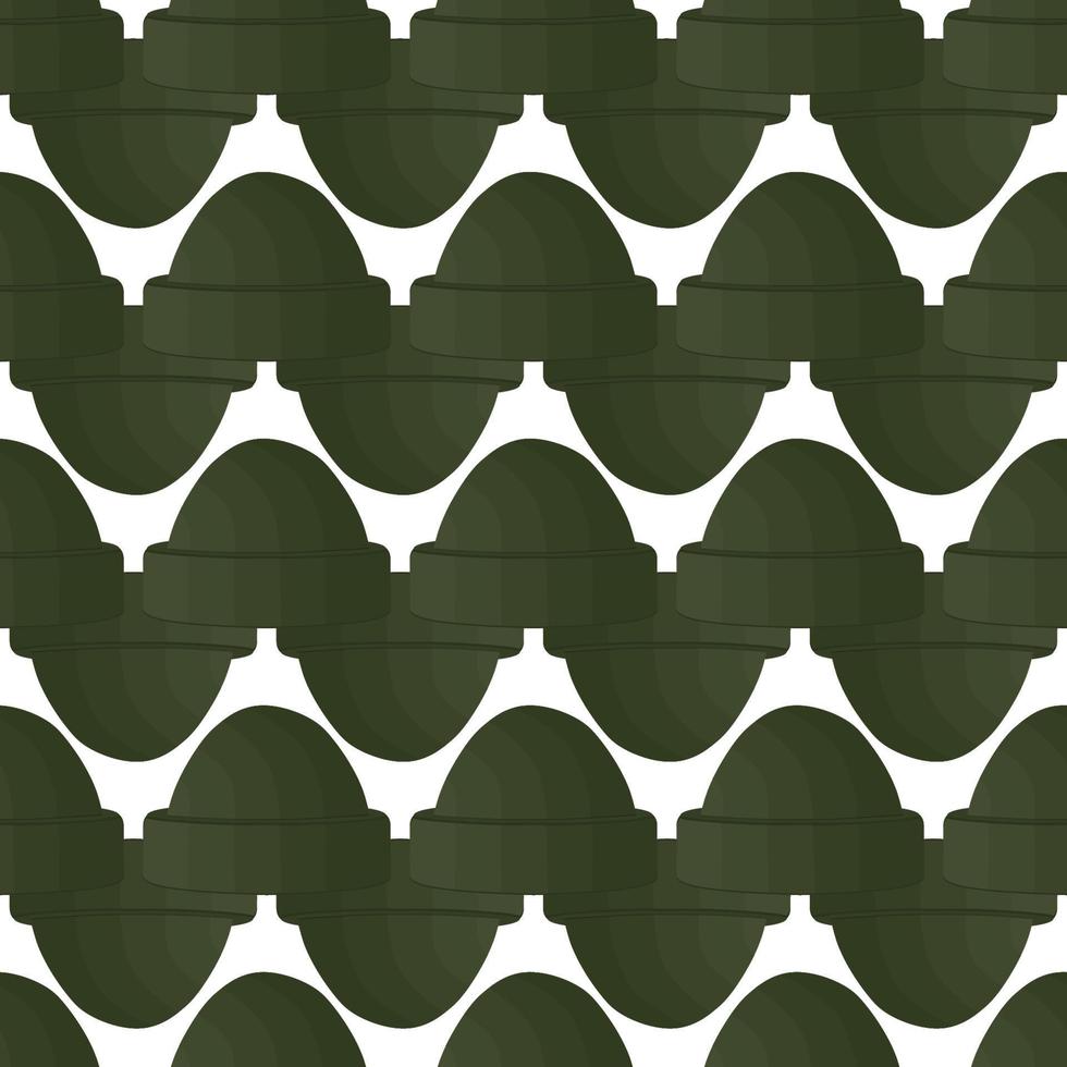 Illustration on theme pattern winter hats beanie vector