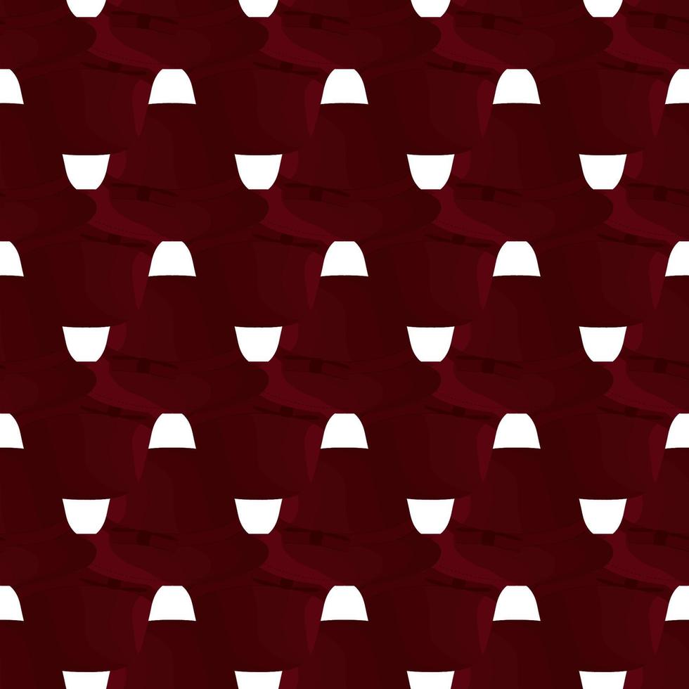 Illustration on theme colored pattern hats panama vector
