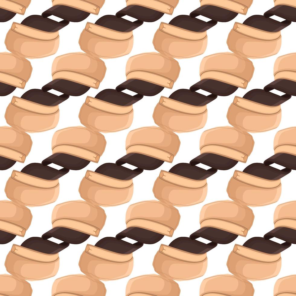 Illustration on theme colored pattern hats visor vector