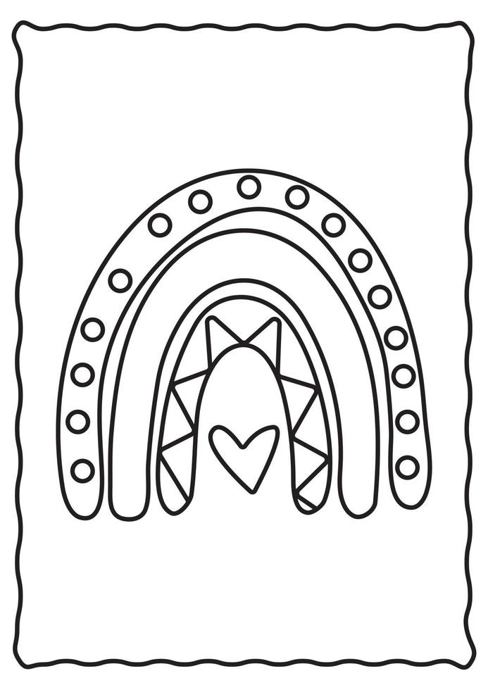 60 Coloring Pages Rainbow  Free