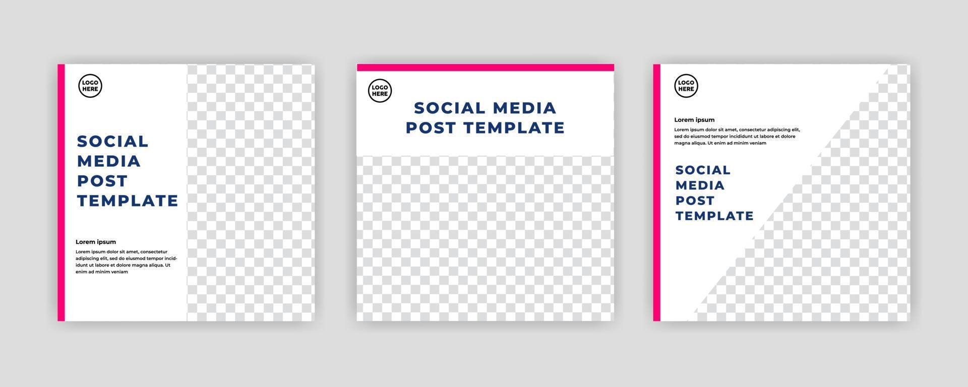 Modern Social Media banner template can be edited. Anyone can use this design easily. Promotional web banners for social media. Elegant sale and discount promo - Vector. vector