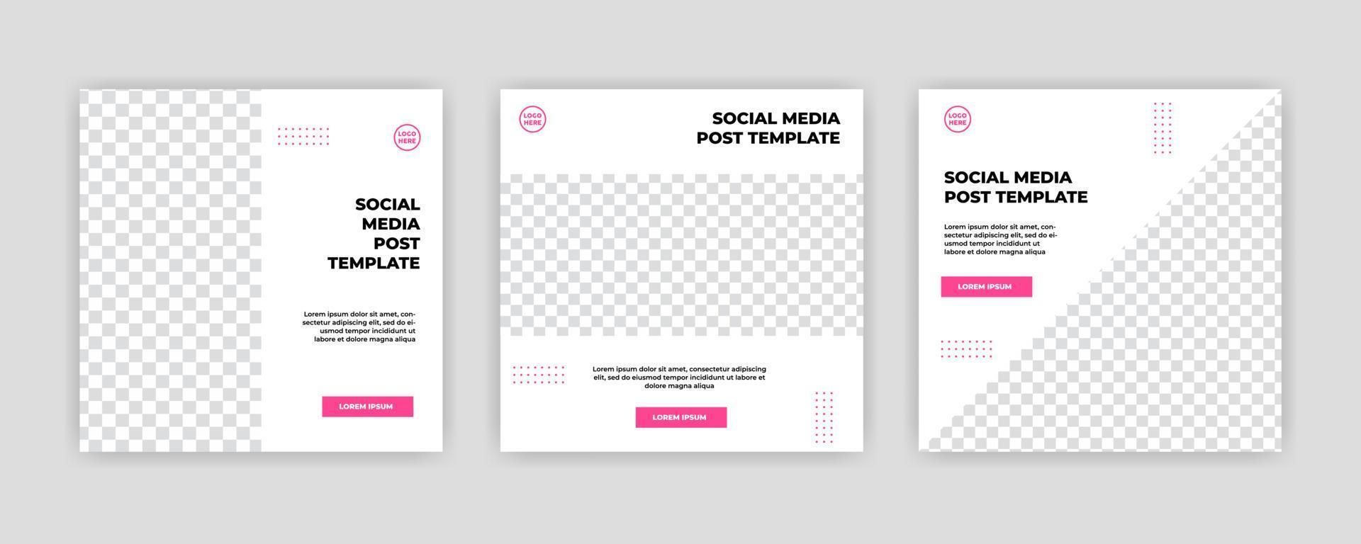 Modern Social Media banner template can be edited. Anyone can use this design easily. Promotional web banners for social media. Elegant sale and discount promo - Vector. vector