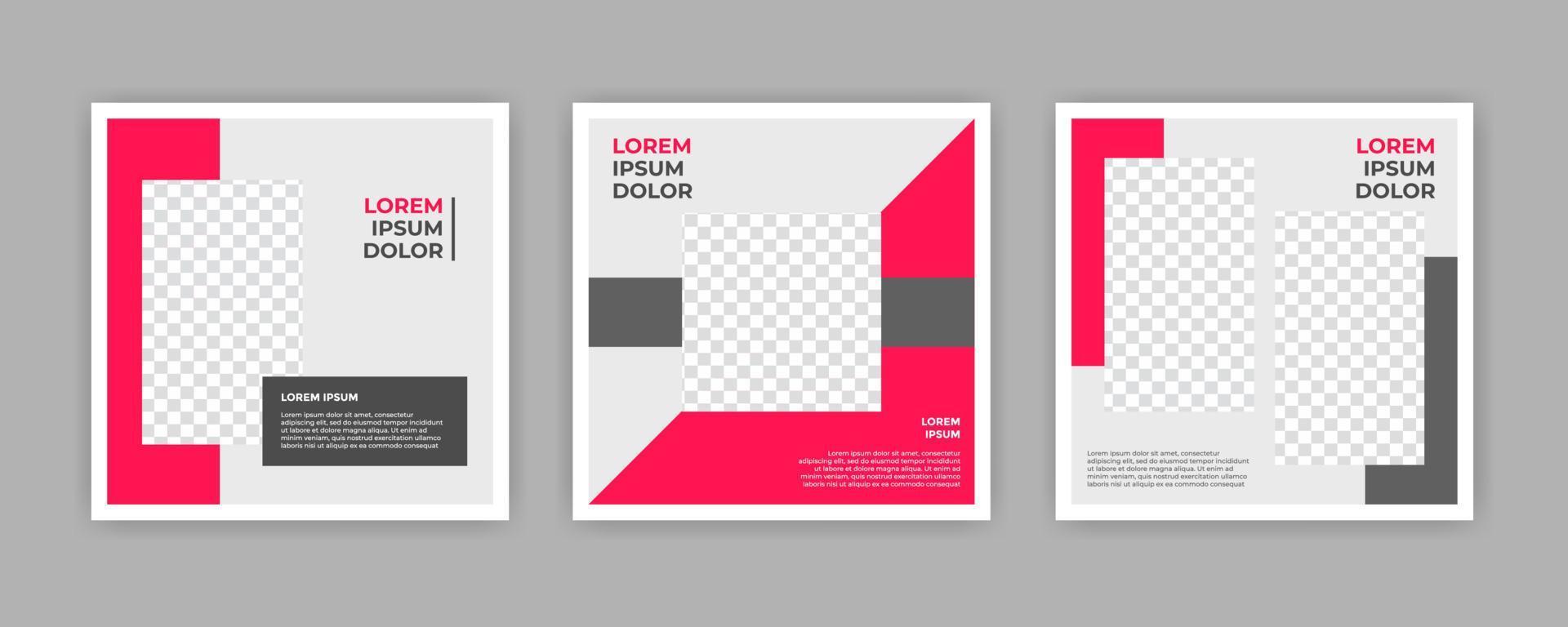Modern Social Media banner template can be edited. Anyone can use this design easily. Promotional web banners for social media. Elegant sale and discount promo - Vector. vector