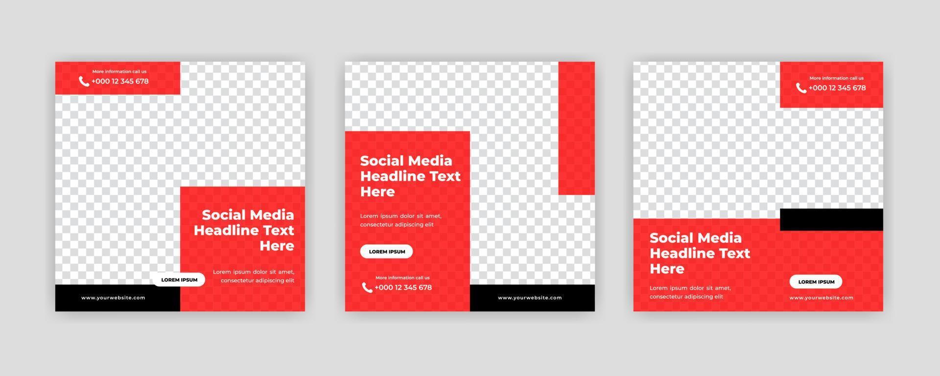 Modern Social Media banner template can be edited. Anyone can use this design easily. Promotional web banners for social media. Elegant sale and discount promo - Vector. vector