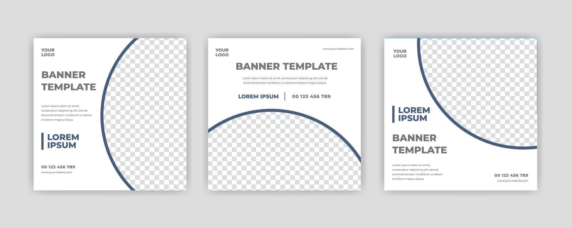 Unique Modern Editable Social Media banner template. Anyone can use this Easy Design Promotion web banner for social media. Modern elegant sales and discount promotions - Vector. vector