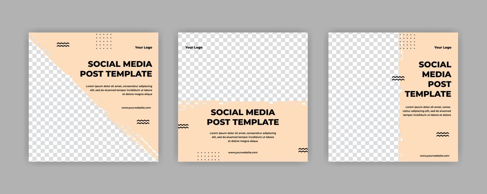 Unique Modern Editable Social Media banner template. Anyone can use this Easy Design Promotion web banner for social media. Modern elegant sales and discount promotions - Vector. vector