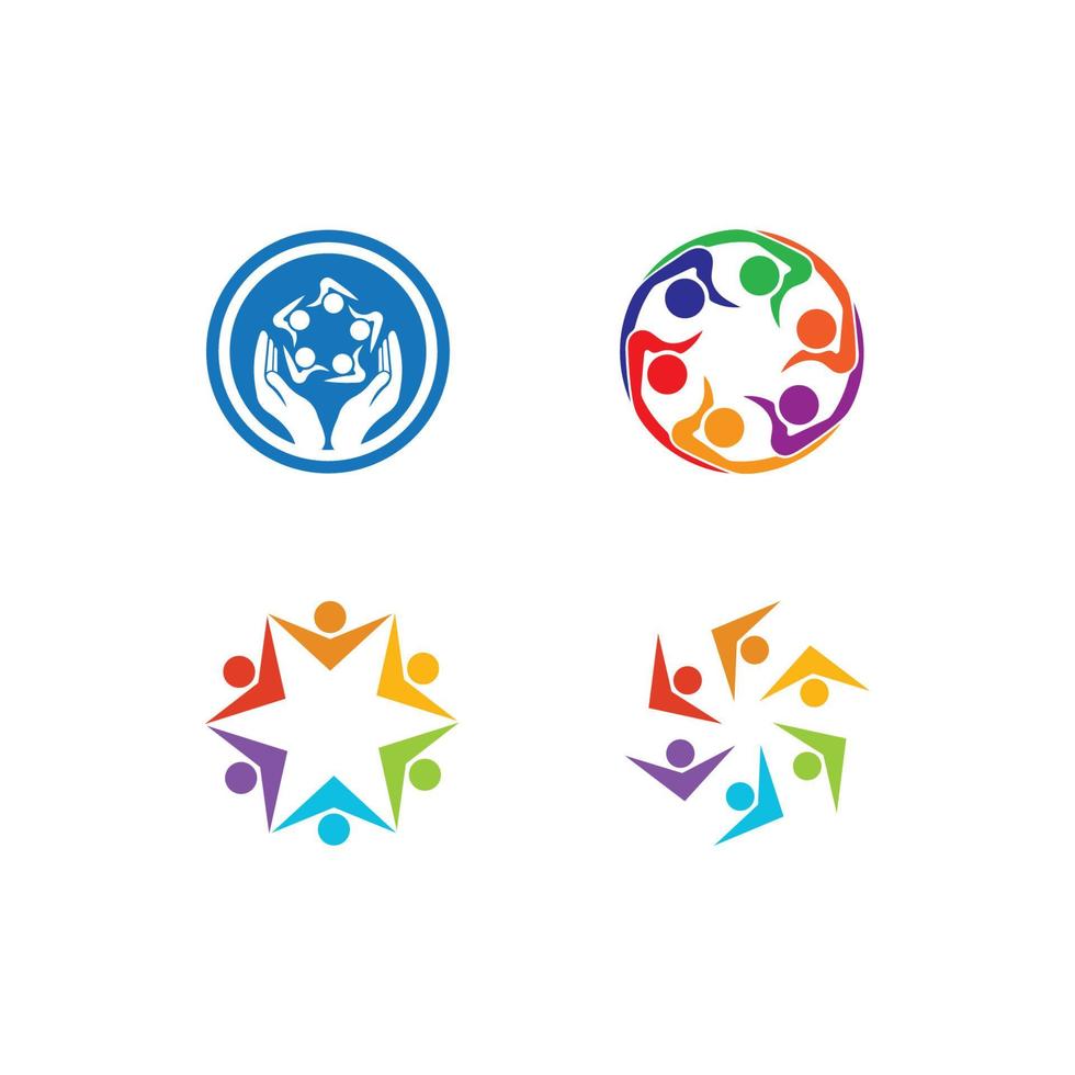 Community, network and social icon vector