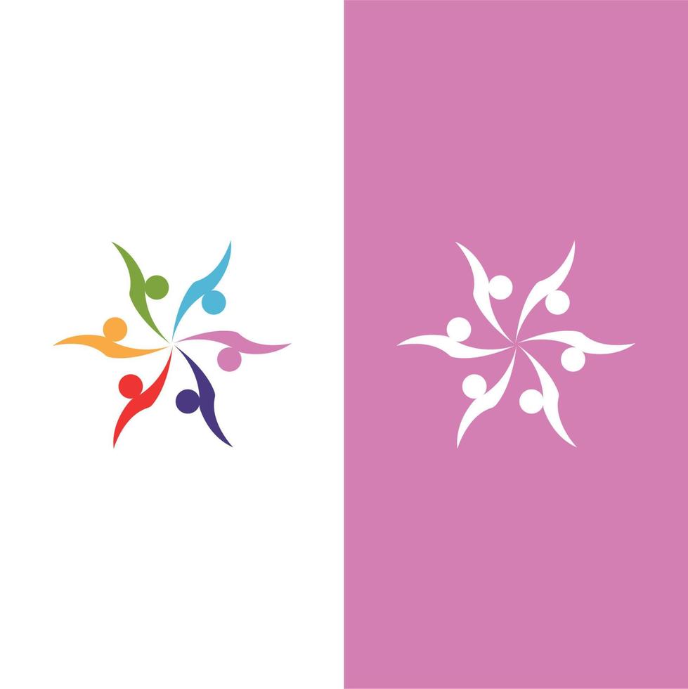 Community, network and social icon vector