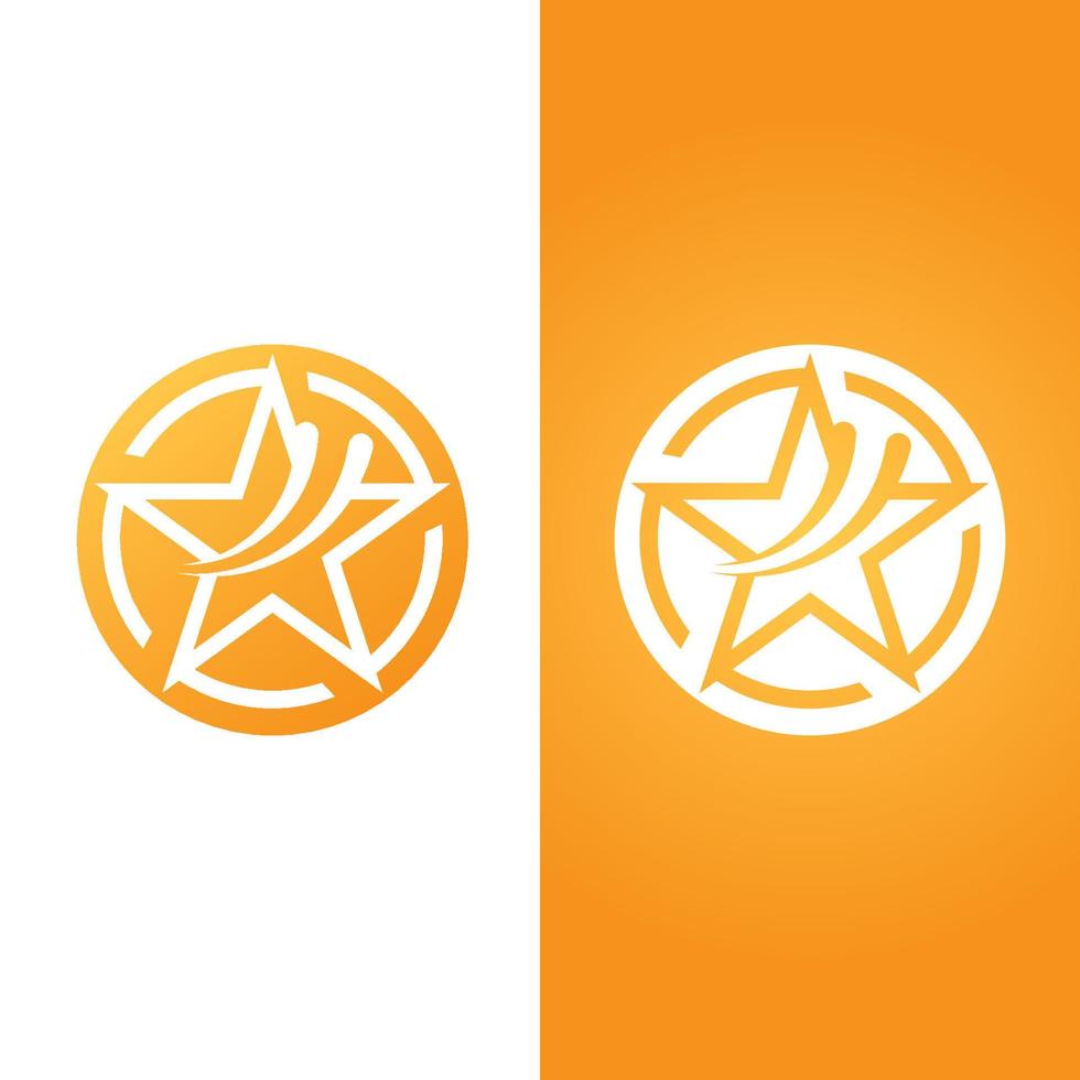 Star icon Template vector illustration