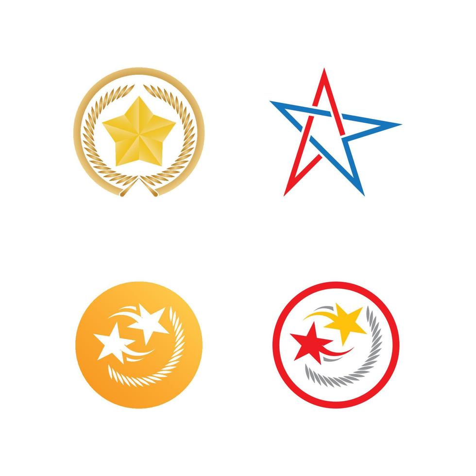Star icon Template vector illustration