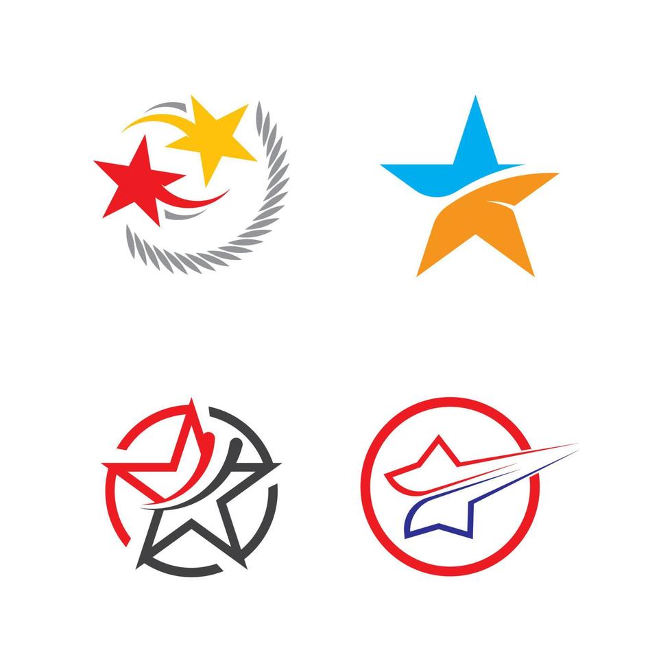 Star icon Template vector illustration