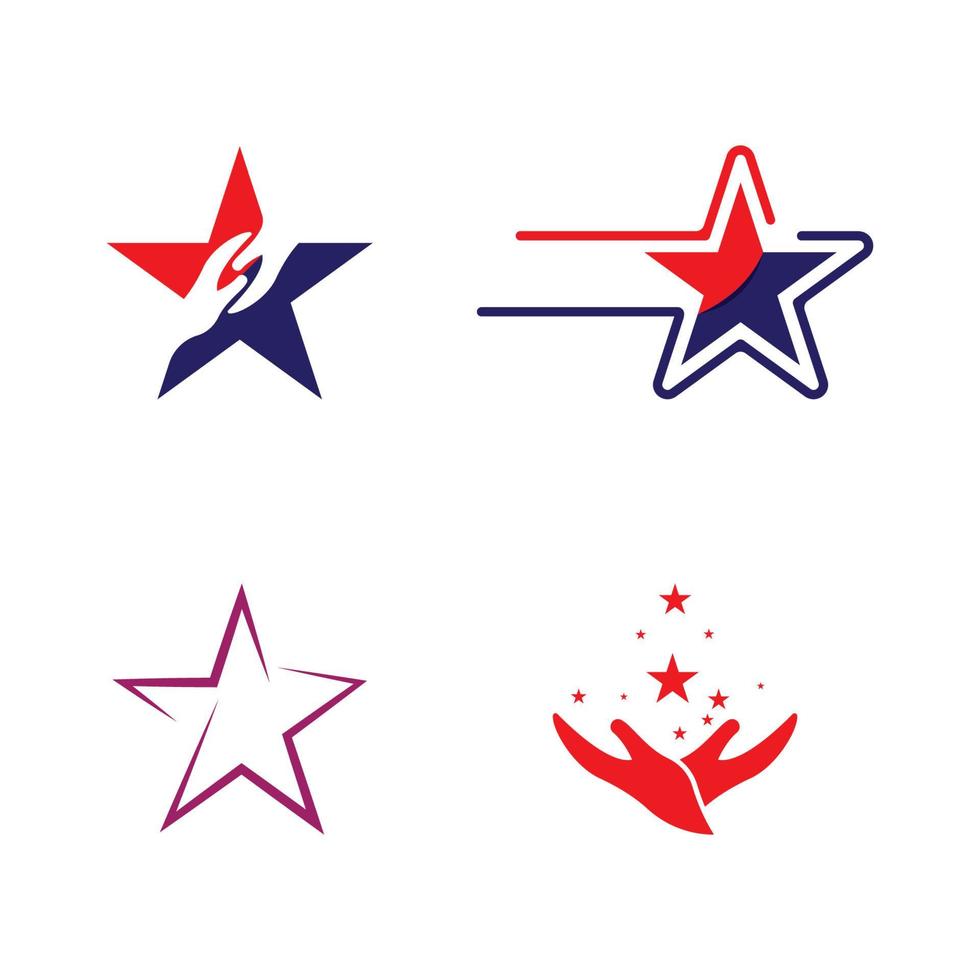 Star icon Template vector illustration