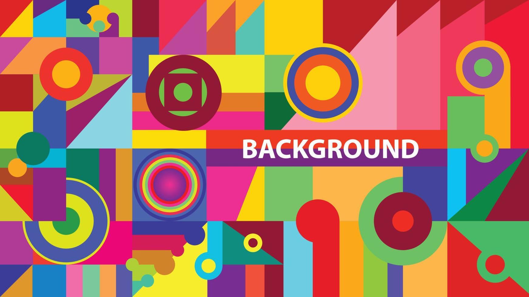 Modern Abstract Geometric Background. For landing page, banner, and social media vector