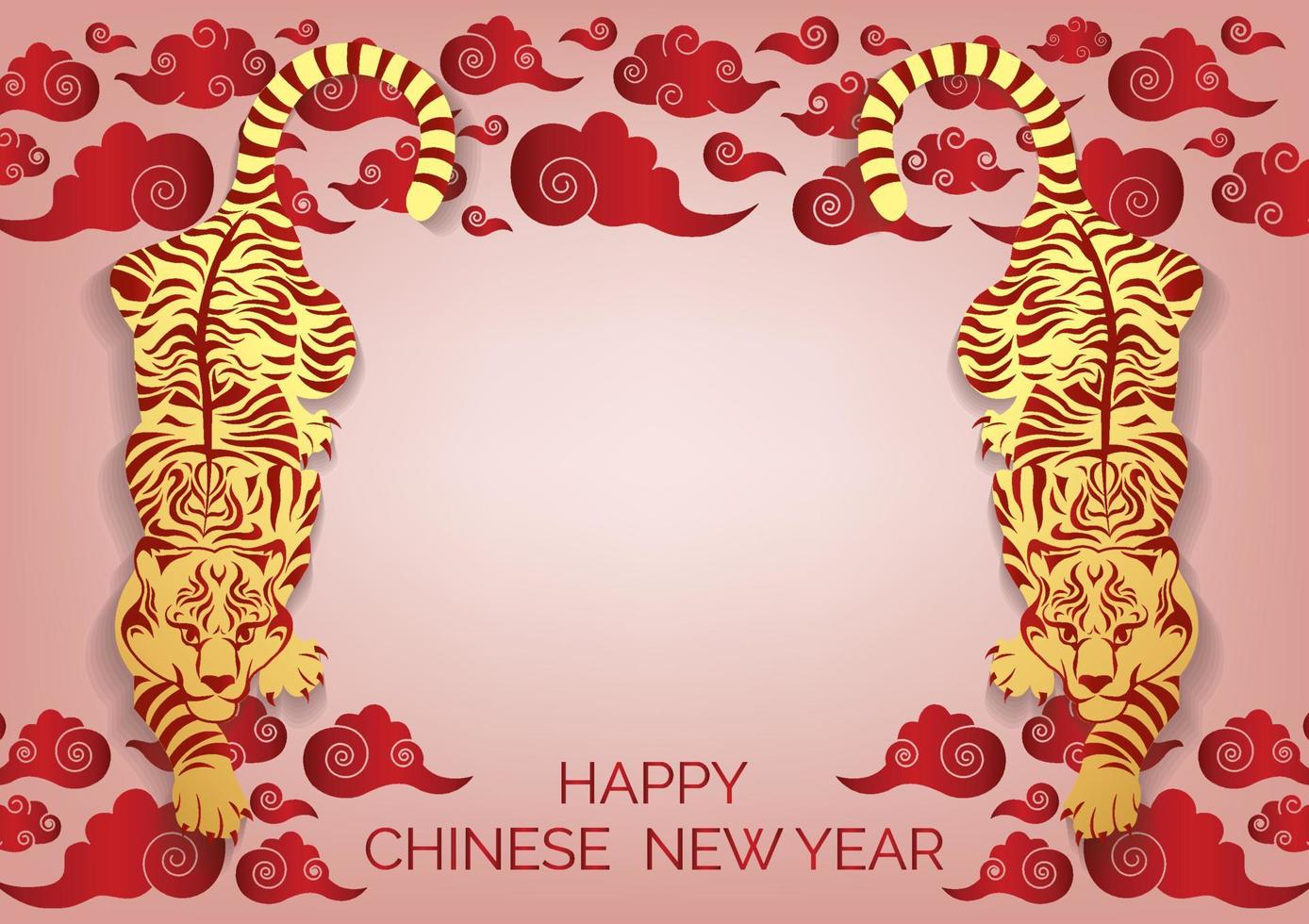 oriental new year art work design for website background vector