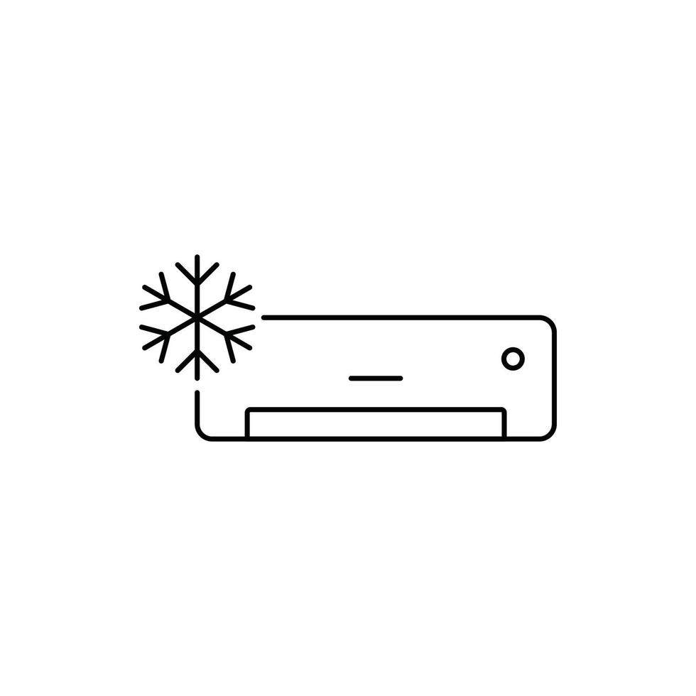 Air condition cooling icon vector