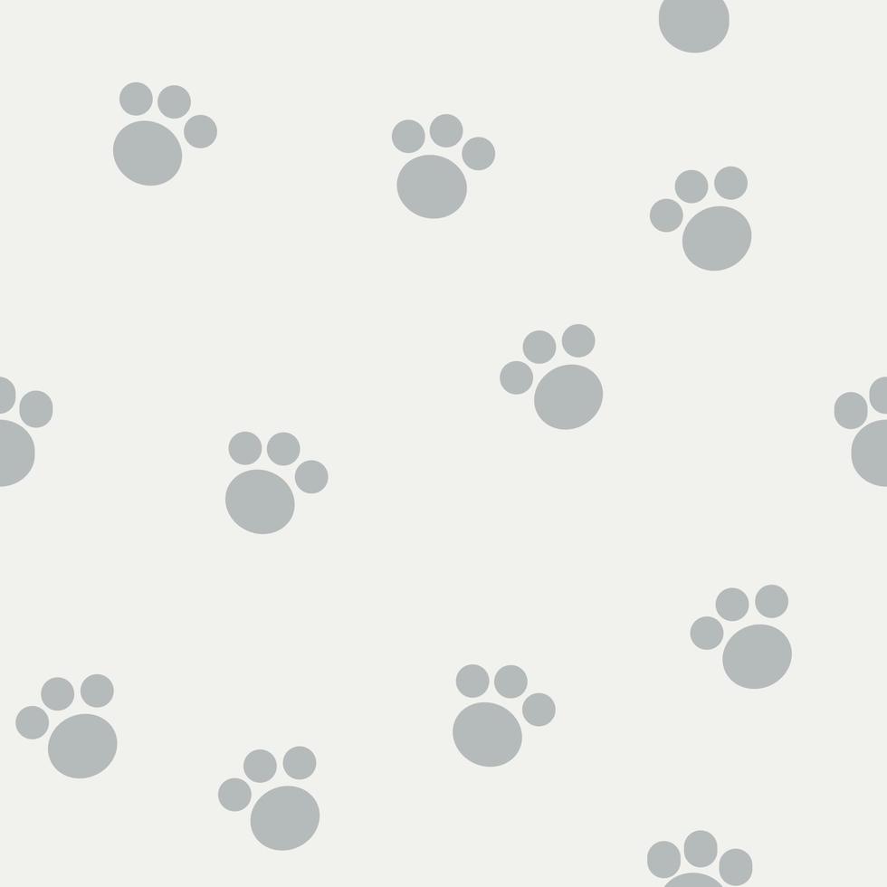 paws seamless pattern hand drawn. , minimalism, monochrome. textiles, wallpaper wrapping paper cute baby print vector