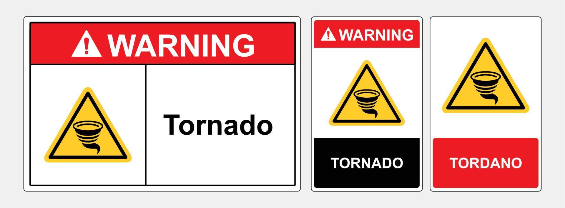 Tornado Warning Sign