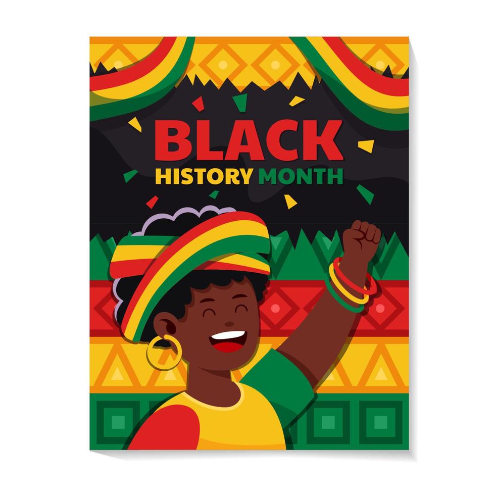 Black People Rights Celebration vector