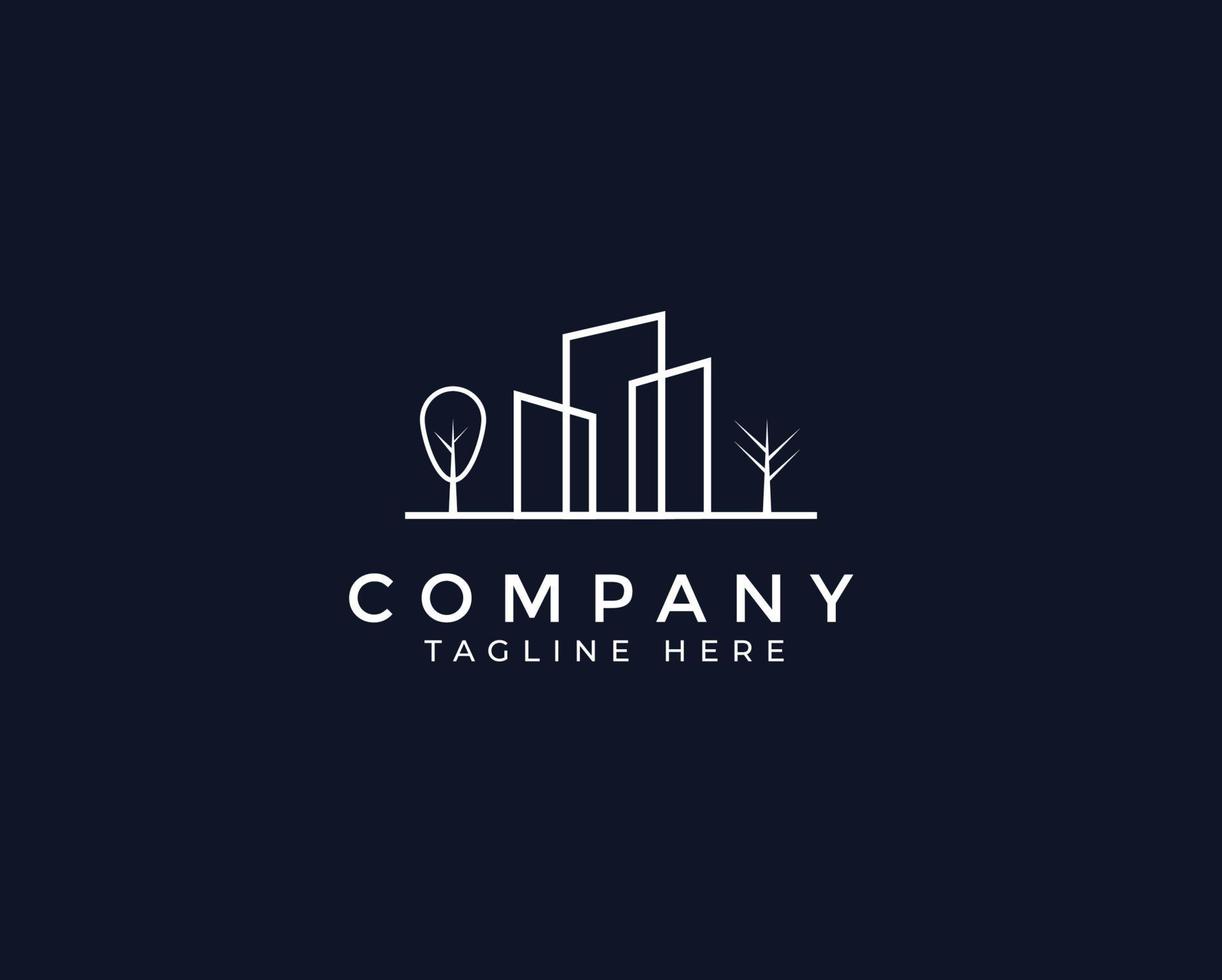 Illustration graphic vector of house building logo design template