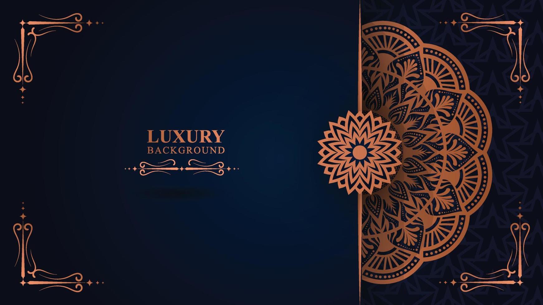 luxury floral pattern texture and traditional Arabian mandala concept, use for Islamic Ramadan banner design, business card greeting card, and poster design vector