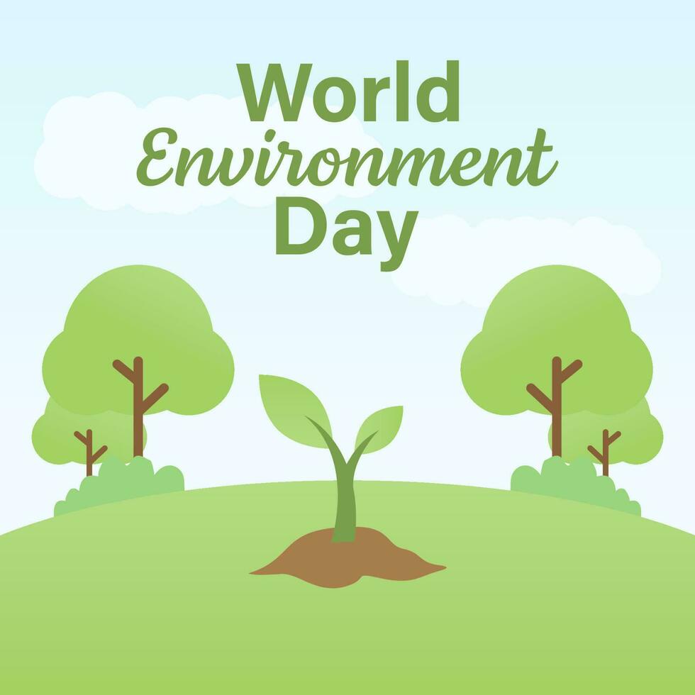 World environment day vector