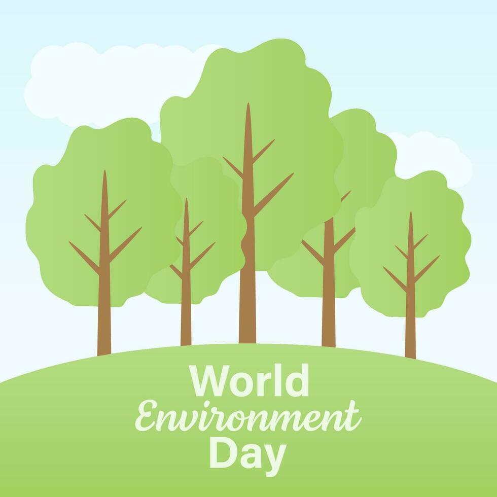 World environment day vector