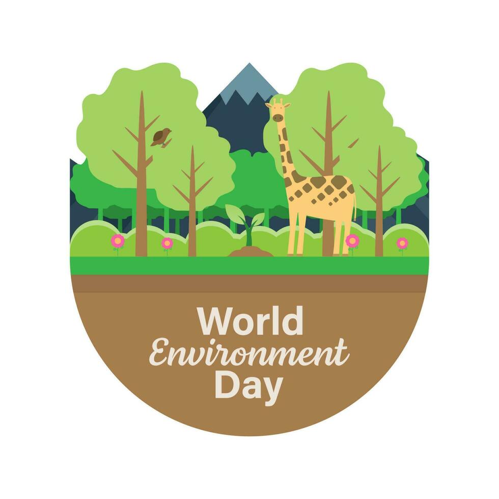 World environment day vector