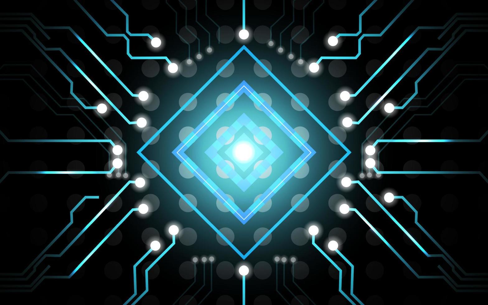 Abstract circuit board background vector