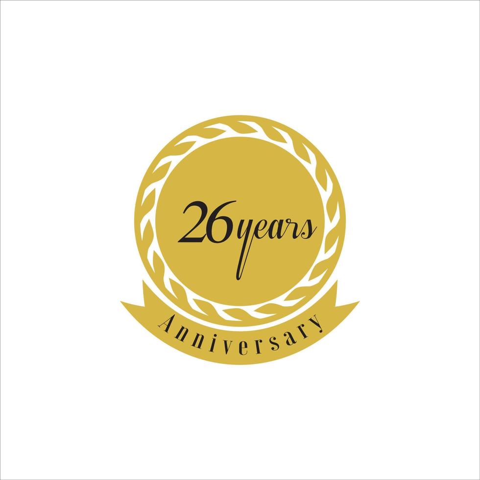 set of anniversary logotype style with handwriting golden color for celebration event vector