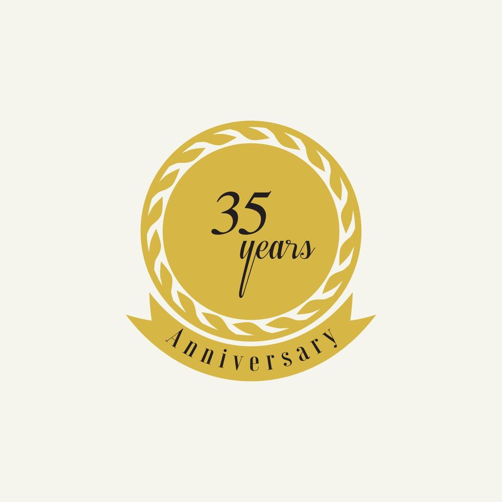 set of anniversary logotype style with handwriting golden color for celebration event vector