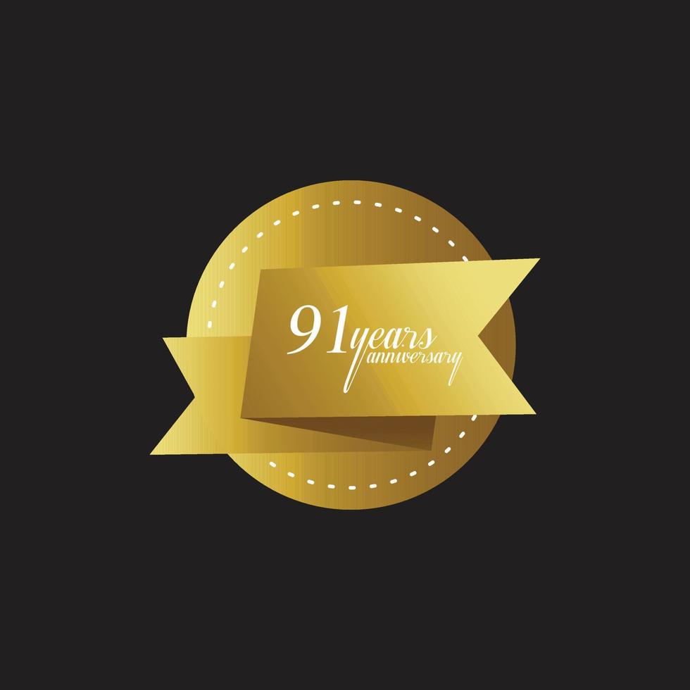 set of anniversary logotype style with handwriting golden color for celebration event vector