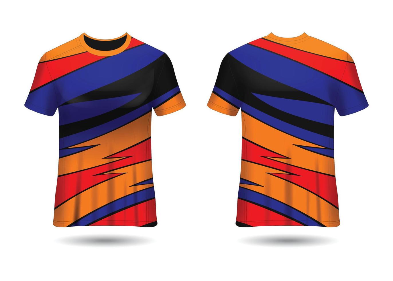 Sports Racing  Jersey Design Vector