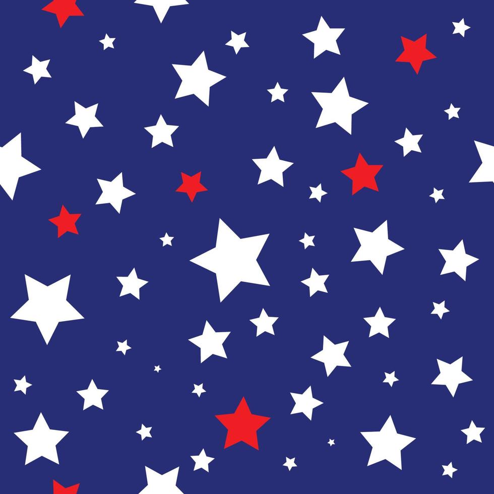 Stars USA Flag Pattern vector