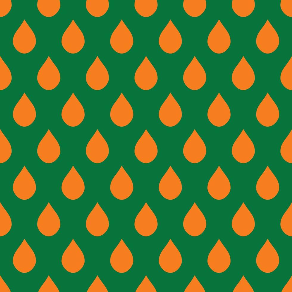 Orange Green Water Drops Background vector